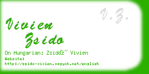 vivien zsido business card